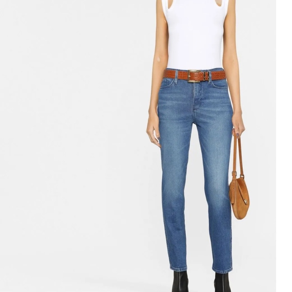 Frame womens denim straight jeans
